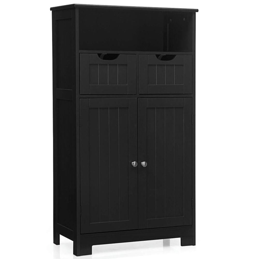 Barara King Toilet Storage Cabinet,Bathroom Floor Storage Cabinet ... throughout Black Bathroom Floor Storage Cabinet
