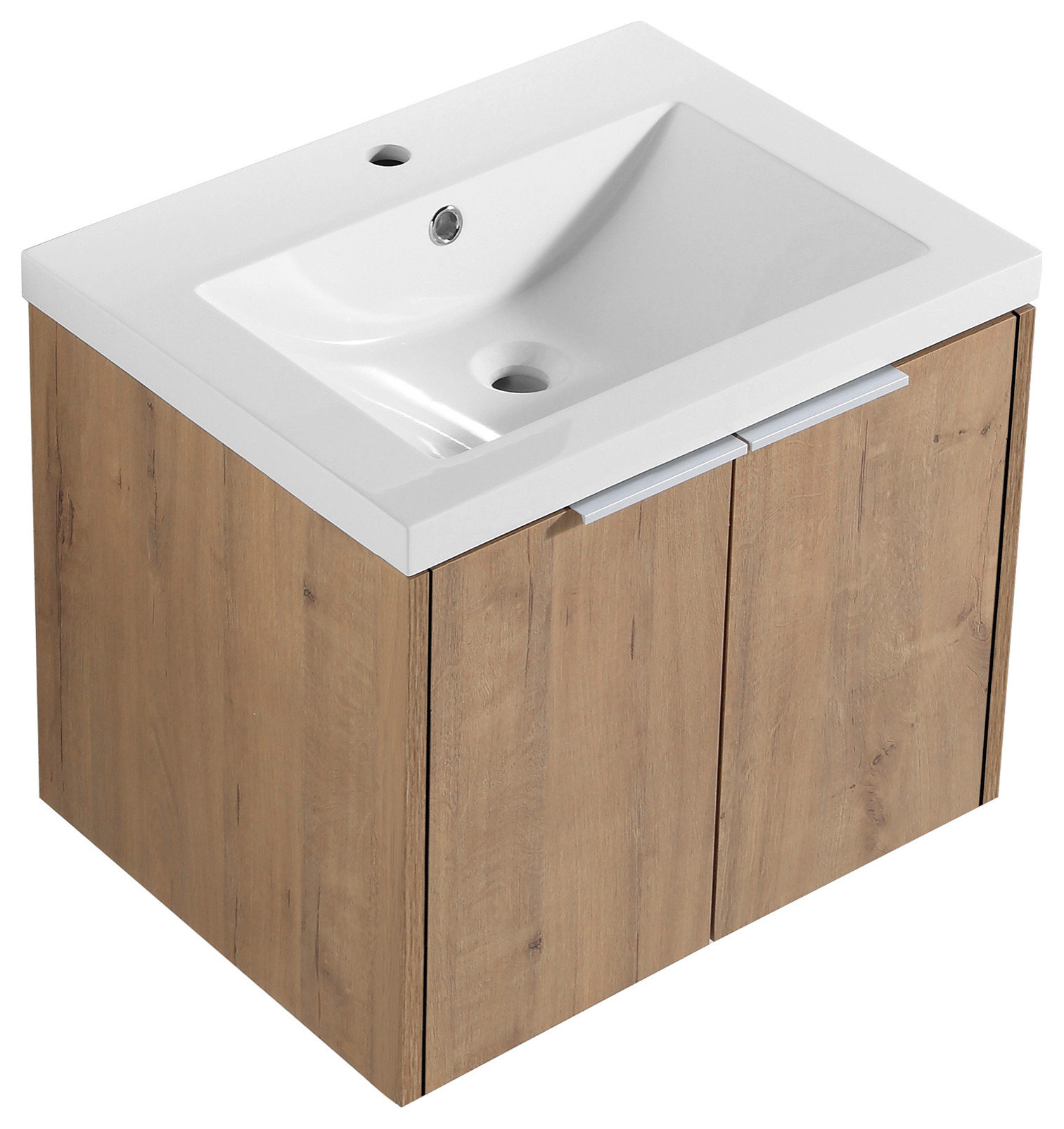 Bath Vanity Set, Imitative Oak, Resin Vanity Top, White, White Basin ... with regard to Why 18x15. Bath Vanity. Imitative Oak Represents the Future of Bathroom Aesthetics