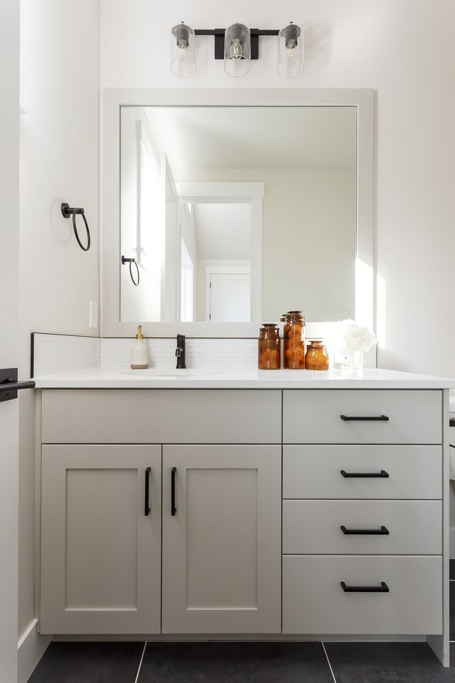Bathroom Cabinet Colors, Grey Bathroom Cabinets, Light Gray Cabinets ... pertaining to How Light Gray Milwaukee Bathroom Cabinets Transform Small Spaces