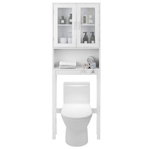 Bathroom Cabinets Toilet Topper – Rispa with Maximizing Bathroom Efficiency with the WLF2124 Toilet Topper Cabinet System