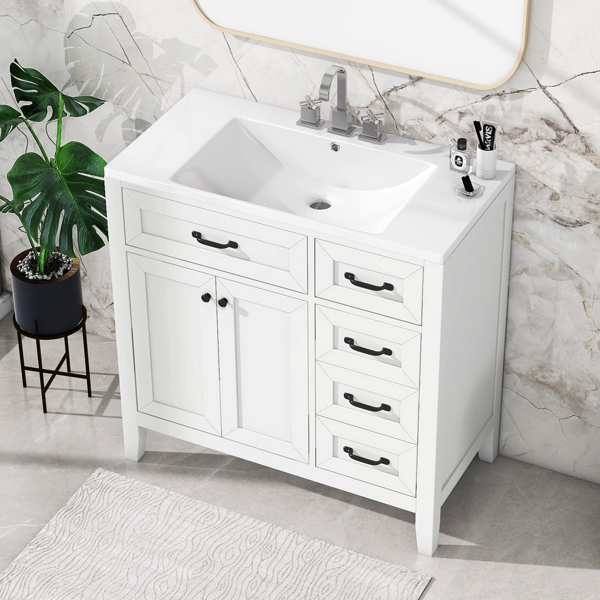Bathroom Sink Cabinets White intended for The Psychology Behind Choosing White Bathroom Furniture