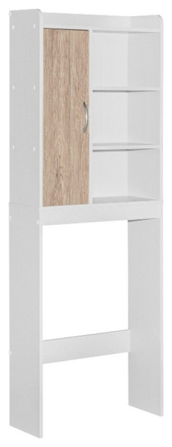 Better Home Products Ace Over The Toilet Storage Shelf In White ... within Creating Clean Aesthetic with Bathroom Shelving