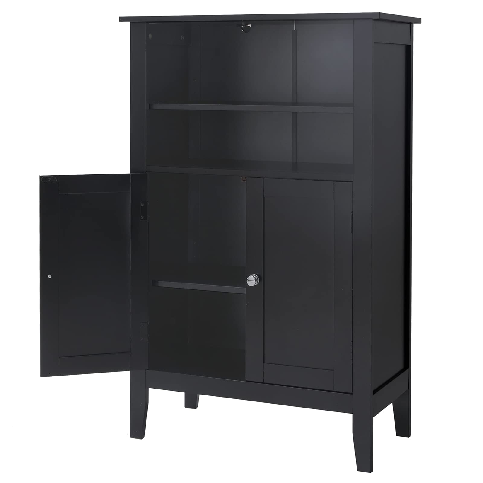 Black Bathroom Floor Cabinet – Flooring Tips inside Black Bathroom Floor Storage Cabinet