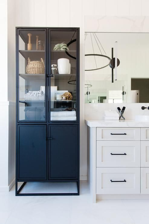 Black Linen Cabinet with How to Choose the Right Black Freestanding Cabinet for Your Bathroom Space