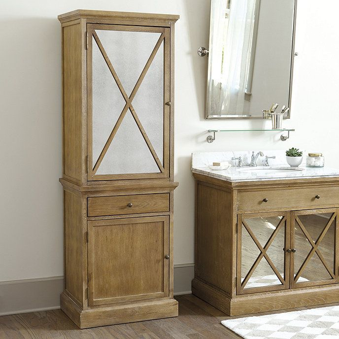Calais 1-Door Bath Cabinet | Ballard Designs | Bath Cabinets, Custom ... for The Ultimate Guide to Installing 67 Wood 1 Door Bathroom Cabinets