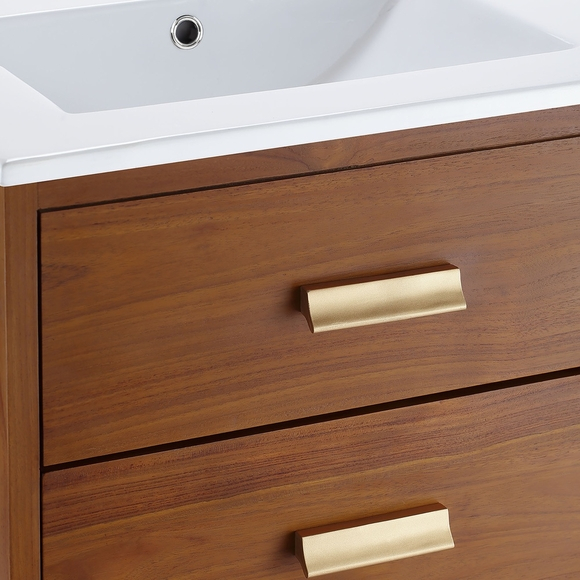 Cassia 24" Bathroom Vanity In Natural White - Modern In Designs in Creating Elegant Bathrooms with Natural White Cassia Vanity Sets