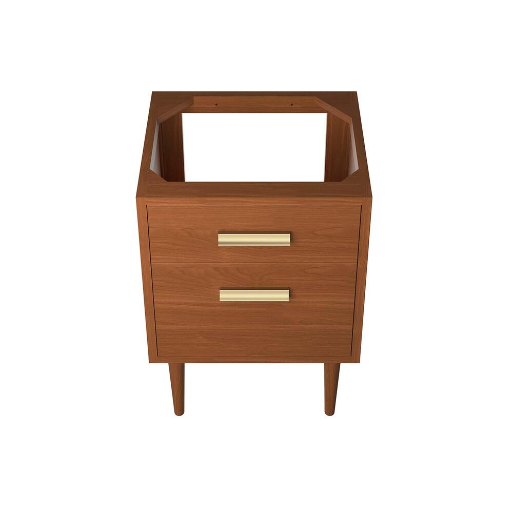 Cassia 24" Teak Wood Bathroom Vanity Cabinet In Natural - Modern In Designs in Cassia 24" Bathroom Vanity Natural White
