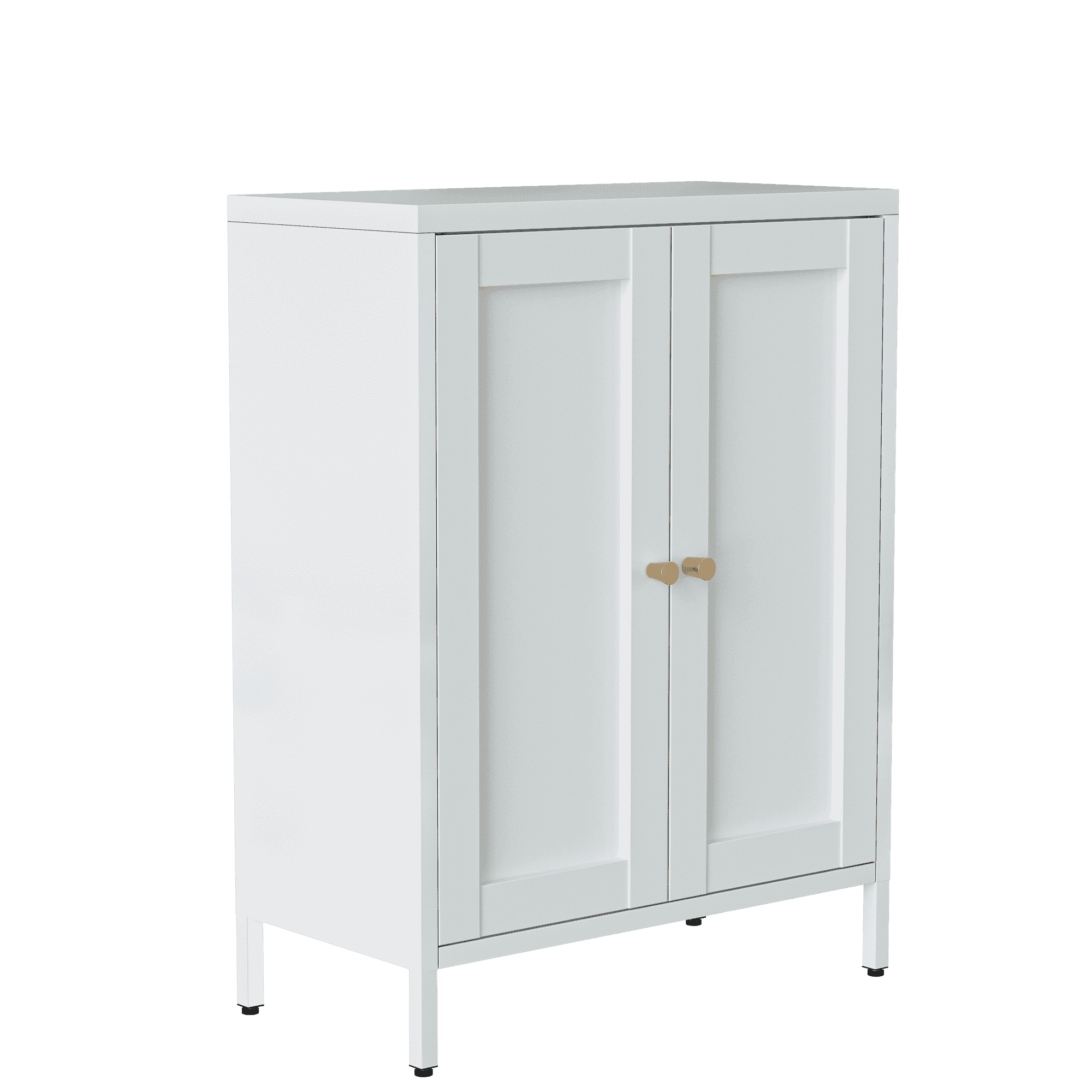 Chshin 31.5"H Modern Metal Bathroom Floor Cabinet With Shelves For Home ... pertaining to Floor Cabinet Oxnard