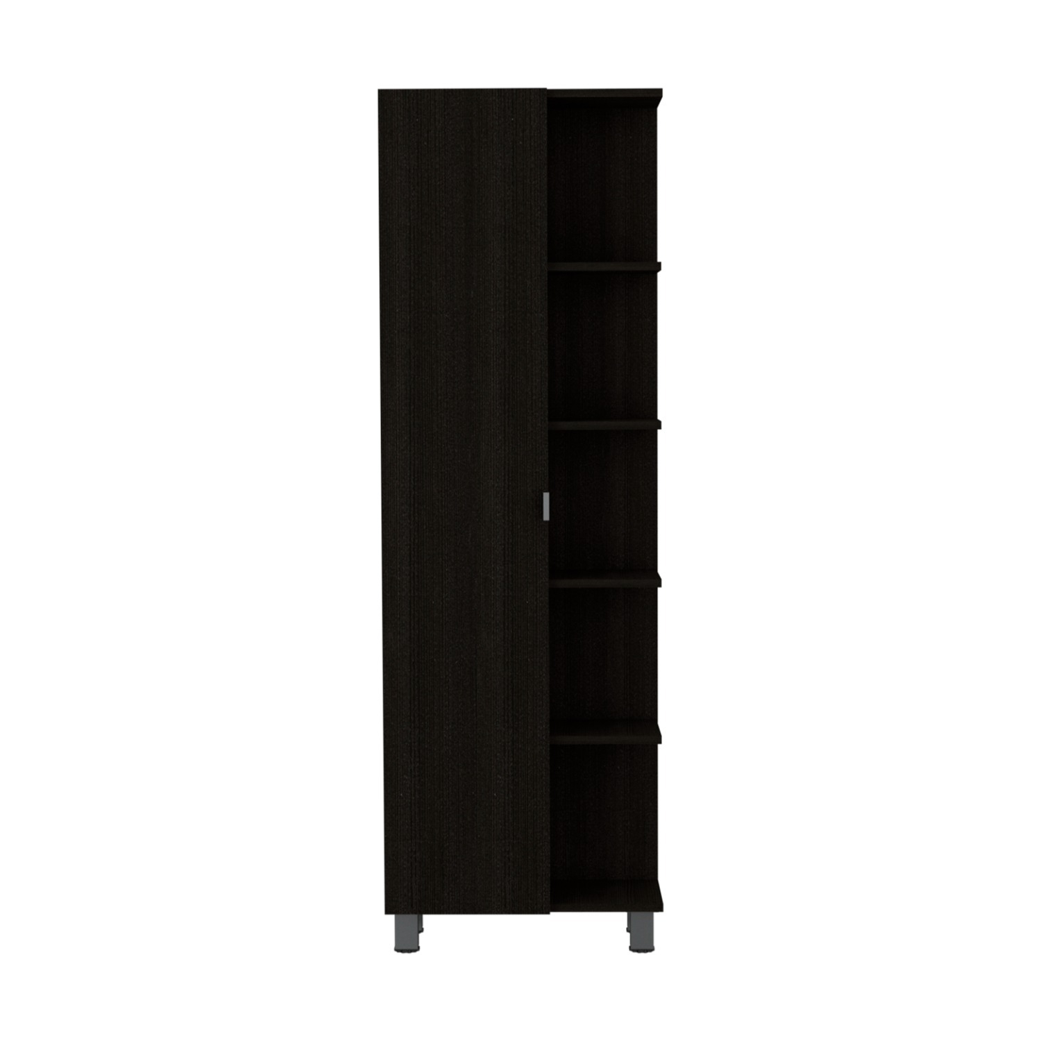 Corner Cabinet Womppi Bathroom Black - Aptdeco for Corner Cabinet Womppi