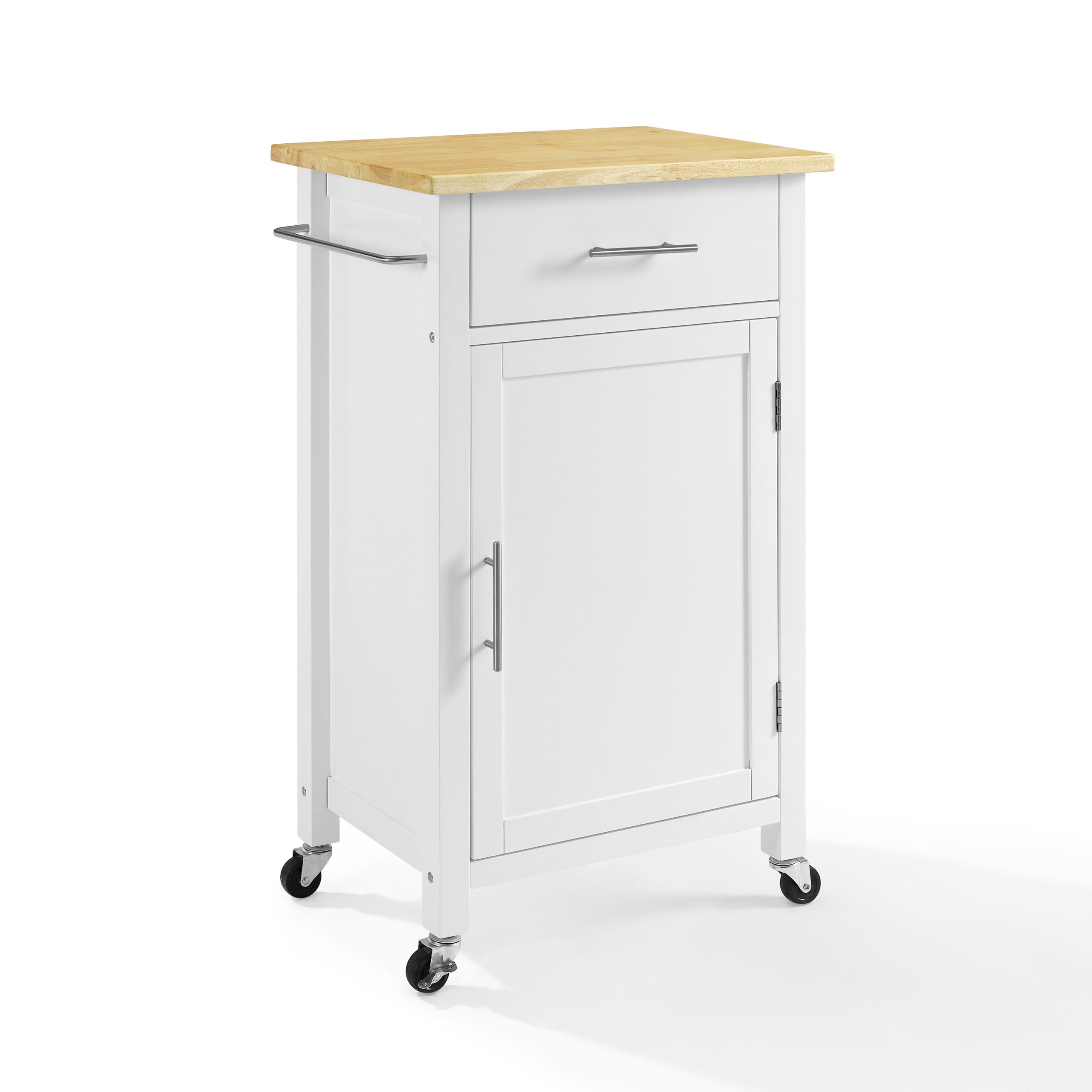 Crosley Savannah Farmhouse Kitchen Island With Large Storage, Wheels ... for Maximizing Small Spaces with Smart Storage Solutions
