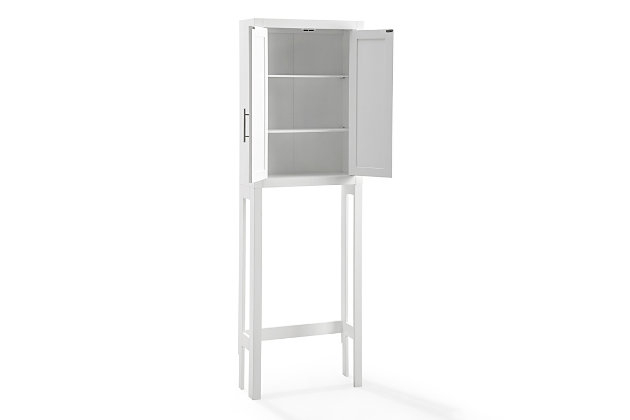 Crosley Savannah Over The Toilet Space Saver Cabinet | Ashley Furniture ... with regard to Savannah Space Saver White