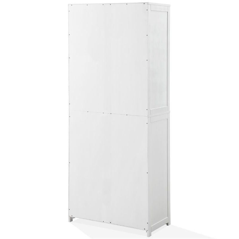 Crosley Savannah Tall Wooden Shaker Pantry In White | Cymax Business regarding Maximizing Small Spaces with Smart Storage Solutions