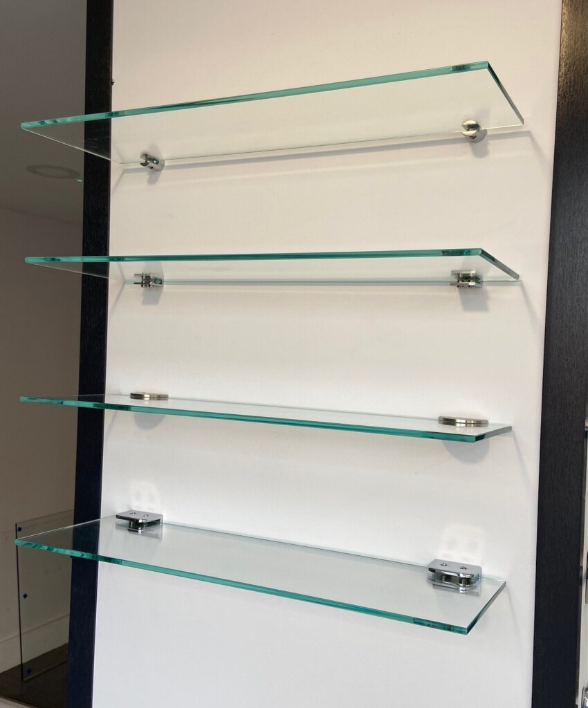 Custom Size Glass Shelf with regard to How Contemporary Glass Shelving Transforms Interior Spaces and Functionality