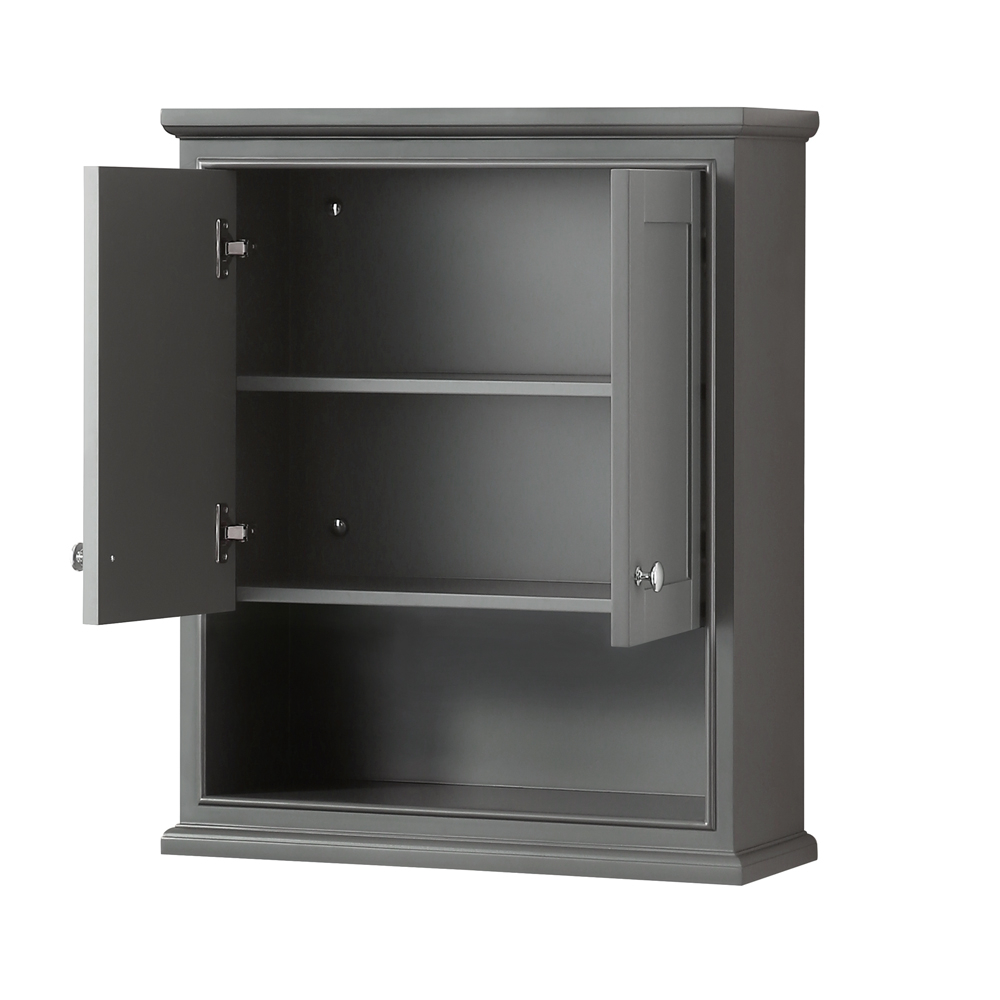 Deborah Over-Toilet Wall Cabinet - Dark Gray | Beautiful Bathroom ... with Exploring the Functionality of Deborah's Espresso Wall-Mounted Storage