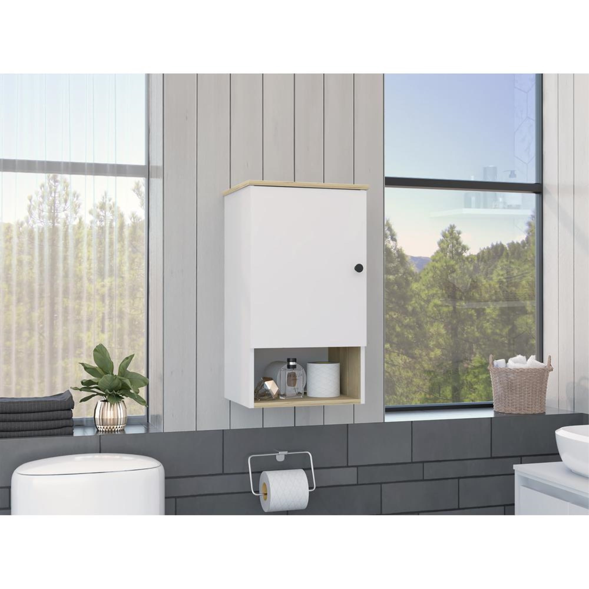 Depot E-Shop De-Gdb7120 Arya Single Door Medicine Cabinet, Light Oak ... inside Streamlining Medical Workflow with Magna Medicine Cabinet-Light Oak/White Integration