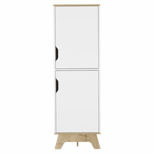 Depot E-Shop Multistorage Cabinet 59 H, Two Doors, Four Internal ... with regard to Depot E-Shop Jasper Bathroom Cabinet, Two Open Shelves, Two Internal