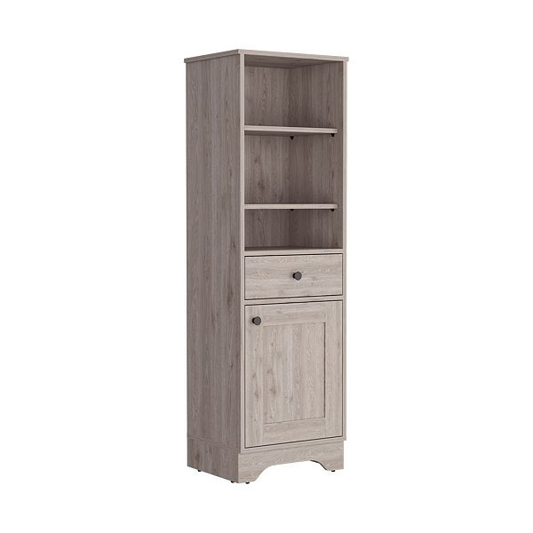 Depot E-Shop Norwalk Linen Single Door Cabinet, Three External Shelves ... within Exploring the Benefits of Norwalk Linen Cabinet Integration in Hospital Settings