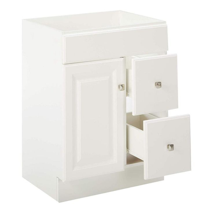 Design House Wyndham 24 In. W X 18 In. D Unassembled Vanity Cabinet ... throughout The Psychology of Choosing a White Vanity Cabinet for Your Bedroom Space