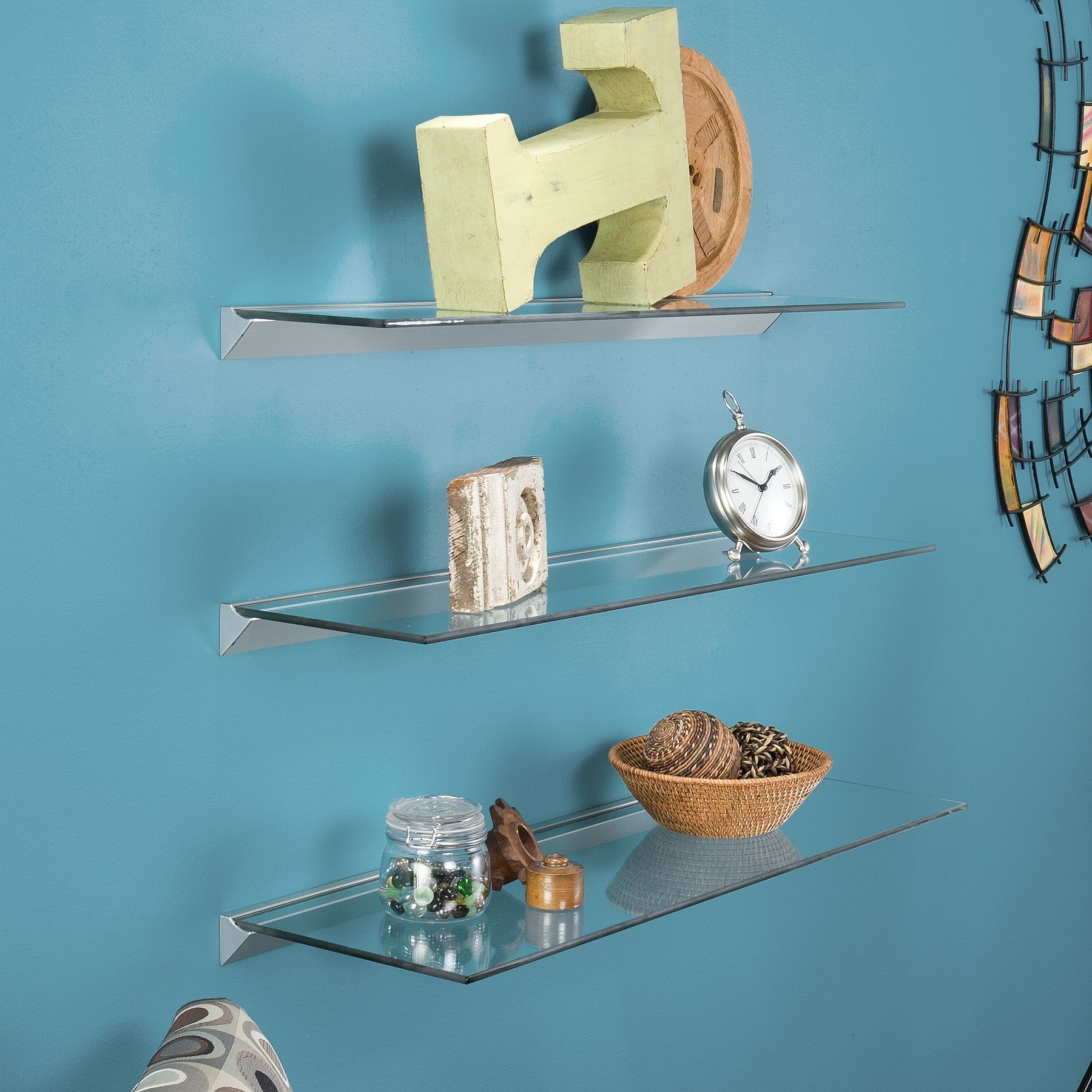Discovering Clear Glass Floating Shelves: Style And Functionality intended for Clear Glass Floating Shelf