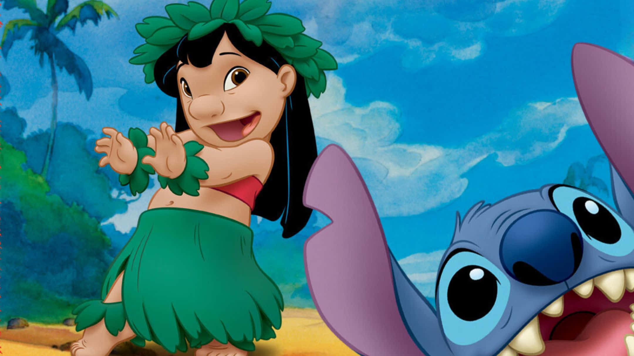 Download The Dynamic Duo: Lilo And Stitch | Wallpapers.com regarding Understanding the appeal of Lilo 36 inch bathroom vanity in gray white