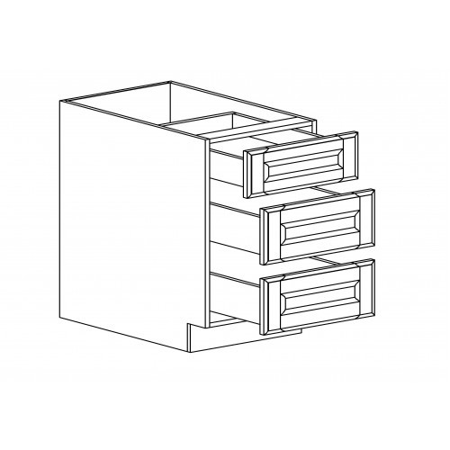 Eb - Vaninty Drawer Bank | Luxury Rta Cabinets intended for Riley 15" 3 Drawer Bank