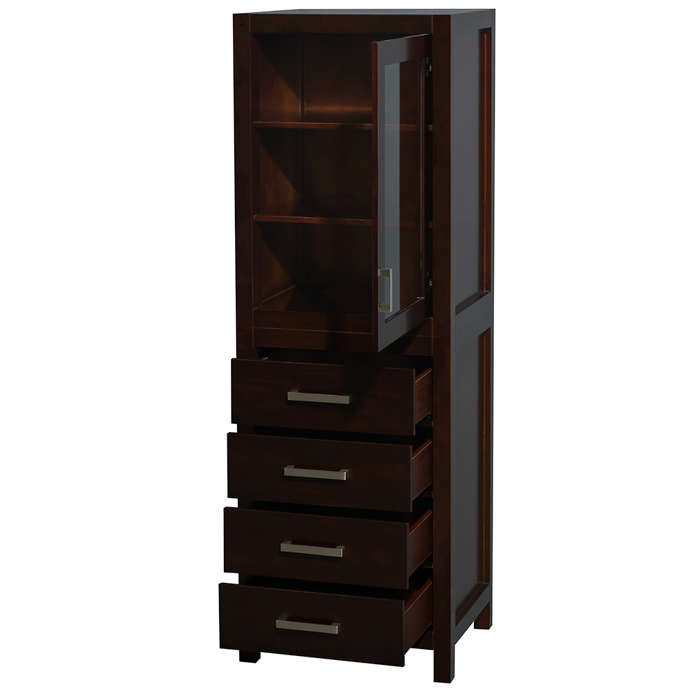 Espresso Linen Tower Cabinet At Patrick Purcell Blog intended for Exploring the Aesthetic Choices in Daria Linen Tower Project