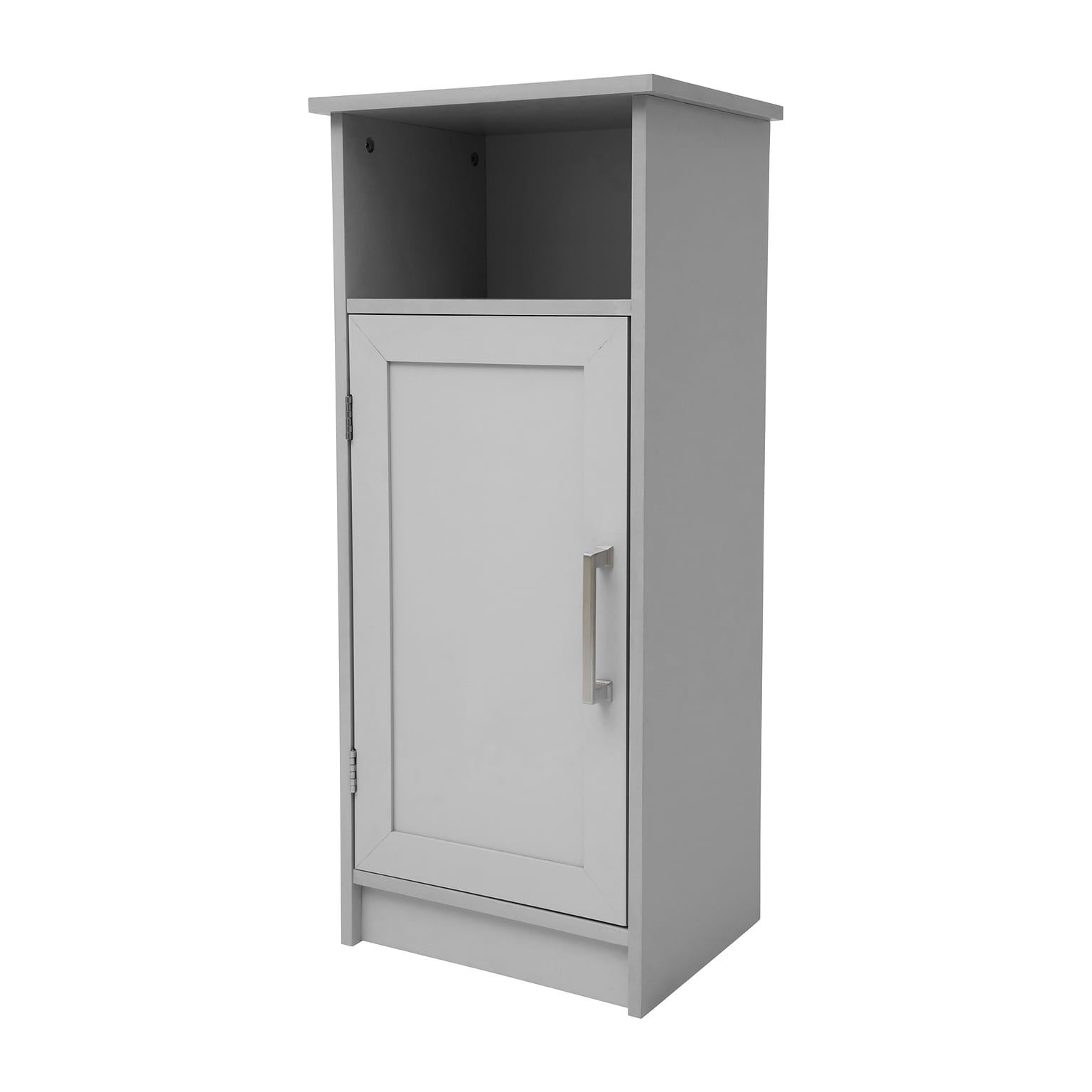 Flash Furniture Vega 34" Bathroom Storage Cabinet Organizer With 3 ... inside Vega Bathroom Storage Cabinet, Gray