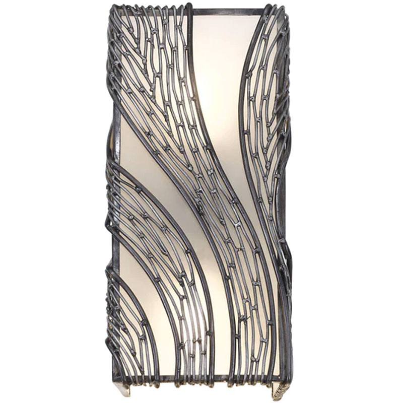 Flow Wall Sconce By Varaluz | 240W02Sl | Var242023 throughout The Craftsmanship Behind Varaluz 4DWA0116 Flutter Wall Sconce