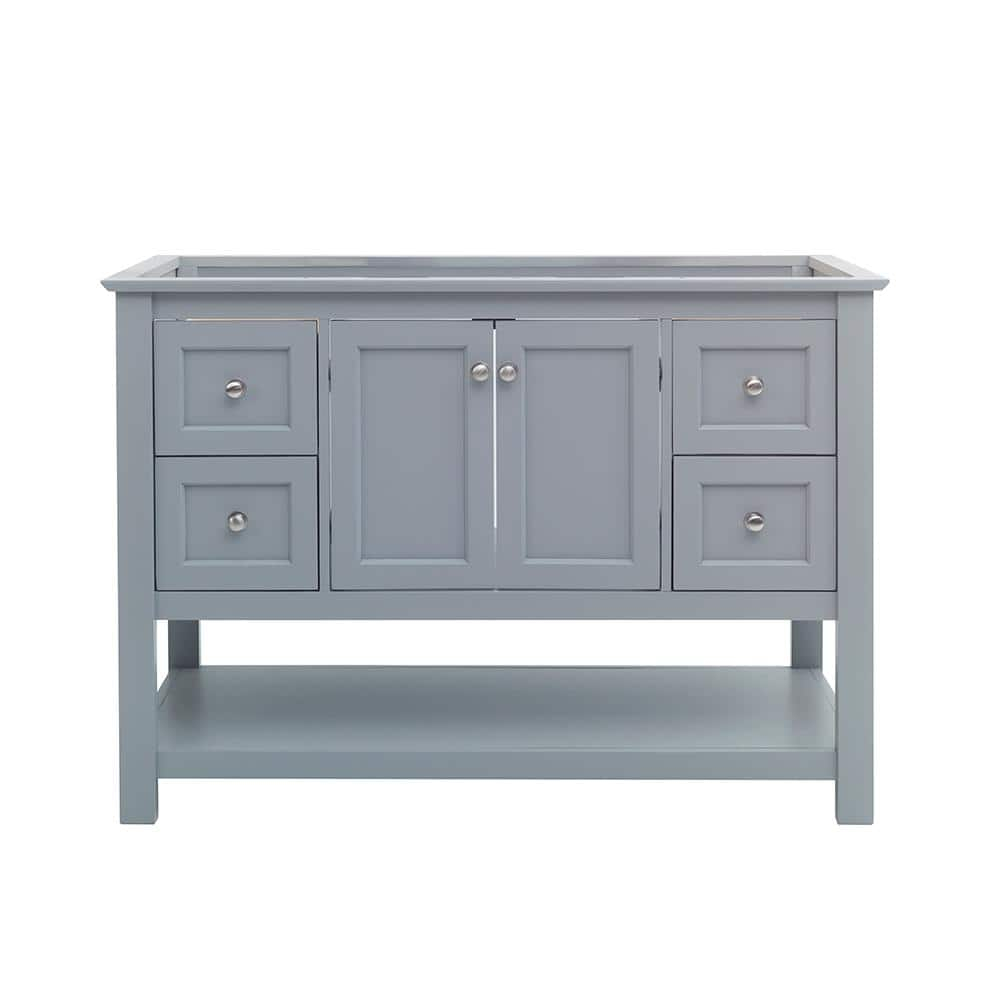 Fresca Manchester 48 In. Single Bath Vanity Cabinet Without Top In Gray ... regarding Exploring the Features That Make the Fresca FCB2348GR a Popular Choice
