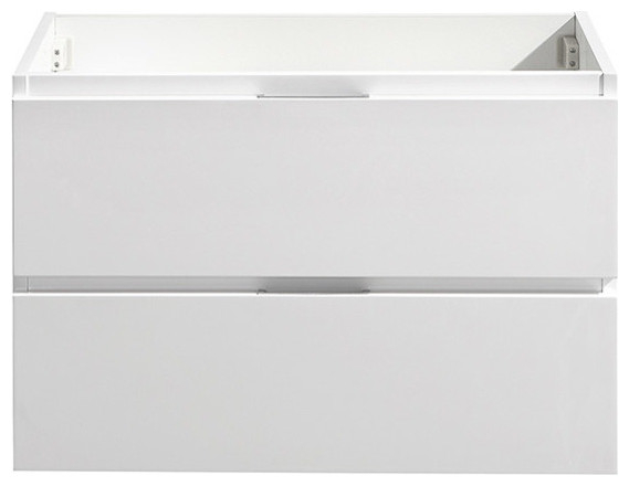 Fresca Valencia Wall Hung Modern Bathroom Cabinet, 30" - Modern ... in Fresca Fcb8330Wh Valencia 30" Glossy White Wall Hung Modern Bathroom Cabinet