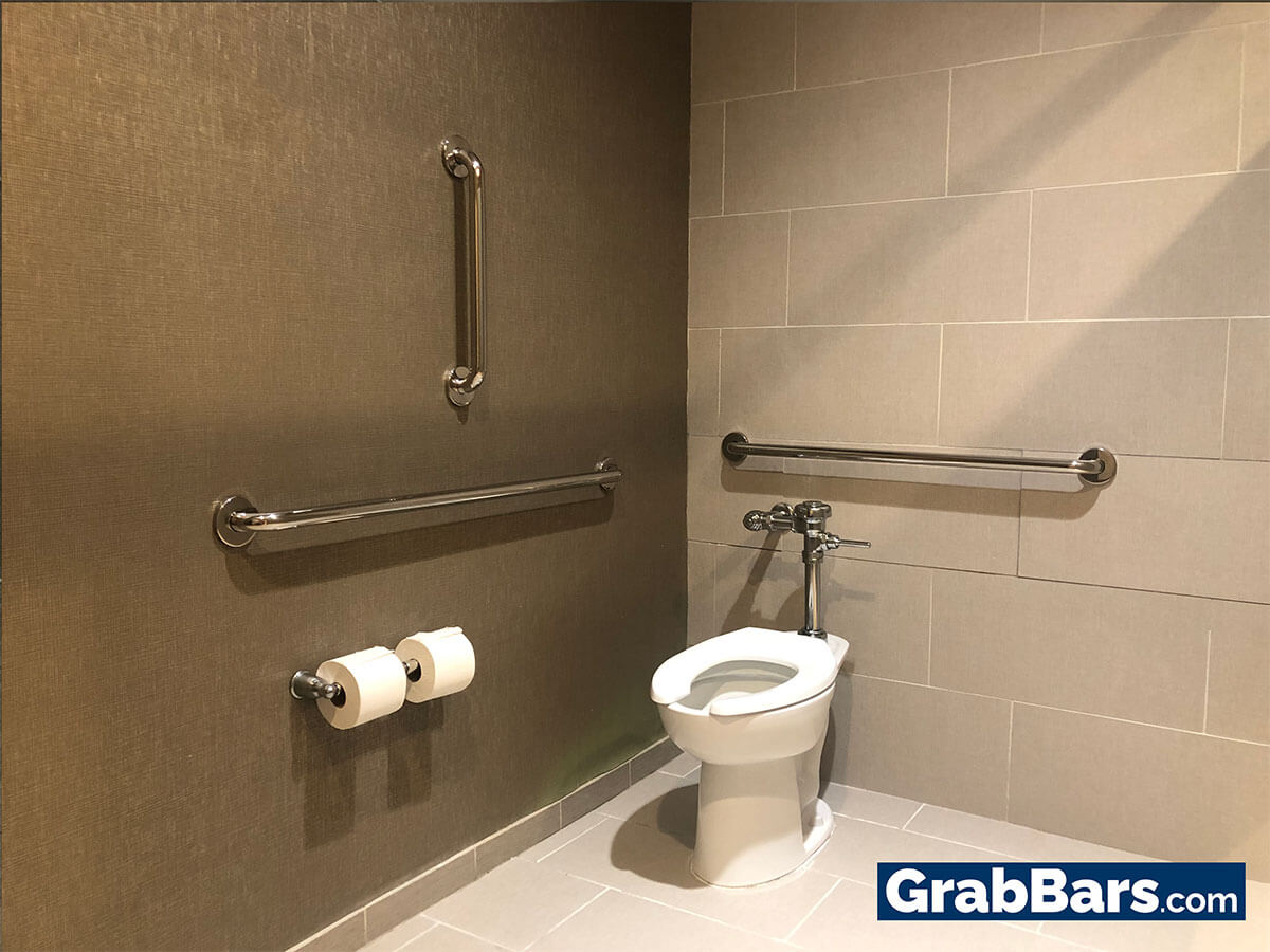 Gallery for Installing Elegancia 35 inch straight grab bar for optimal bathroom support