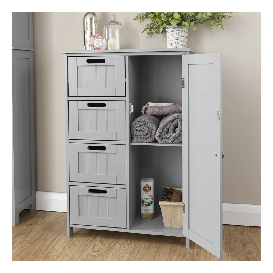 Grey Bathroom Storage Cabinet At Pauline Dane Blog in The Psychology of Color: Why Gray Cabinetry Works Best in Bathrooms