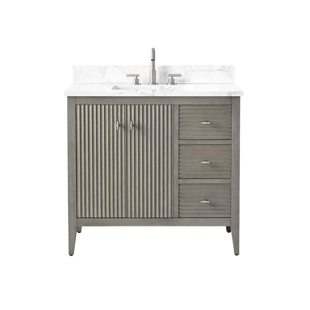 Have A Question About Vanity Art 36 In. W X 22 In D X 38 In. H Single ... within Exploring the Cultural Significance of Gray Vanity Cabinets in Modern Homes