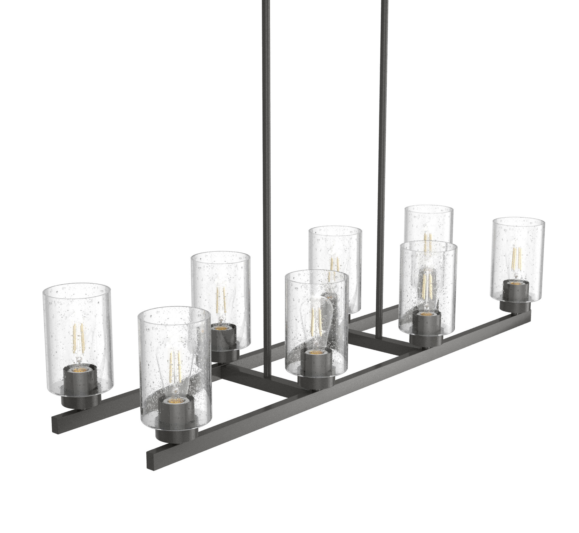 Hunter Hartland Noble Bronze 8-Light Linear Chandelier Ceiling Fixture ... for Exploring the Design Elements That Make High Line Lighting Stand Out