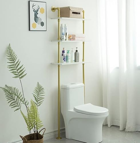 I Tested Gold Over Toilet Storage And It Transformed My Bathroom - Here ... with regard to Transform Your Space with Aimee Space Saver Gold Techniques