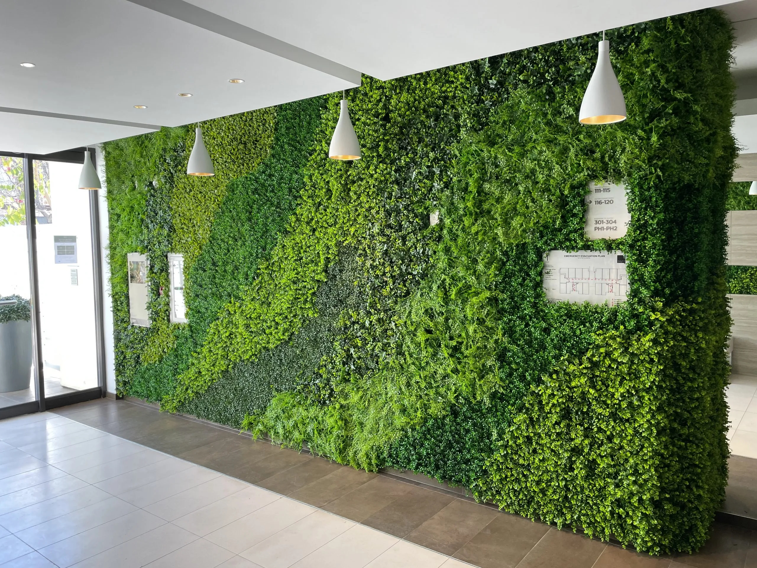 Interior Living Wall with regard to Building a Healthier Home Through Green Technology