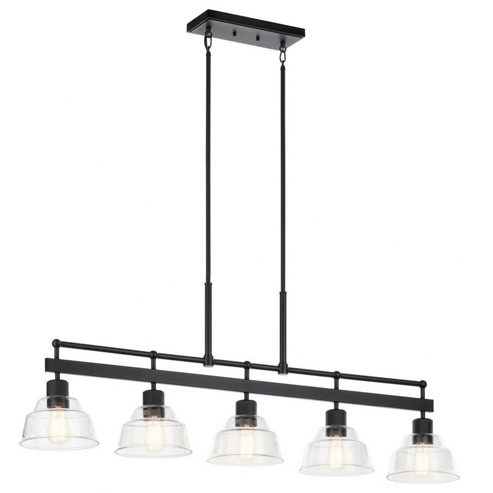 Kichler Lighting - 52404 - Eastmont - 5 Light Linear Chandelier In ... regarding How Linear Lighting Design Transforms Residential and Commercial Interiors