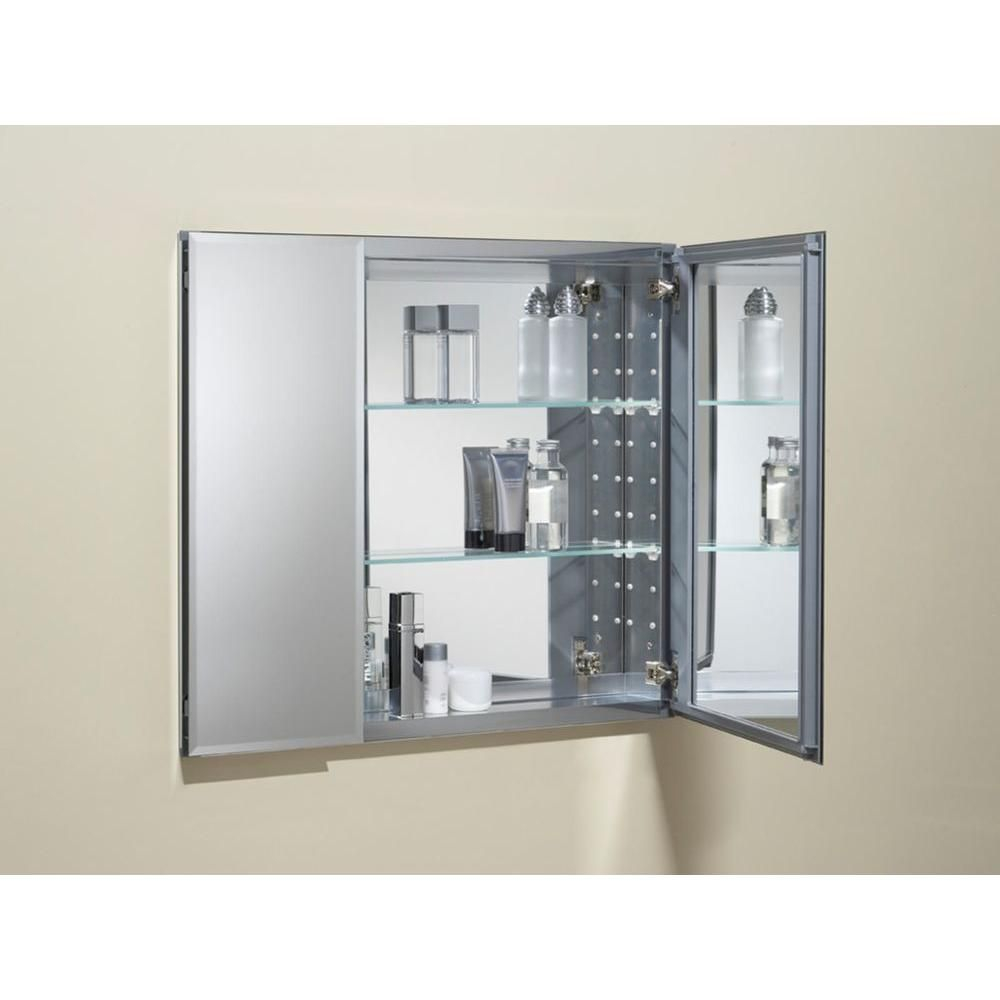 Kohler 30 In. W X 26 In. H Beveledtwo-Door Recessed Or Surface Mount ... with Depot E-Shop Kazan Medicine Cabinet, Mirror, One-Door Cabinet, Two External