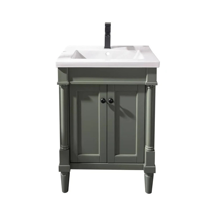 Legion Furniture 24" Pewter Green Bathroom Vanity With Single Sink ... intended for How to Choose the Right Bathroom Vanity for Your Space