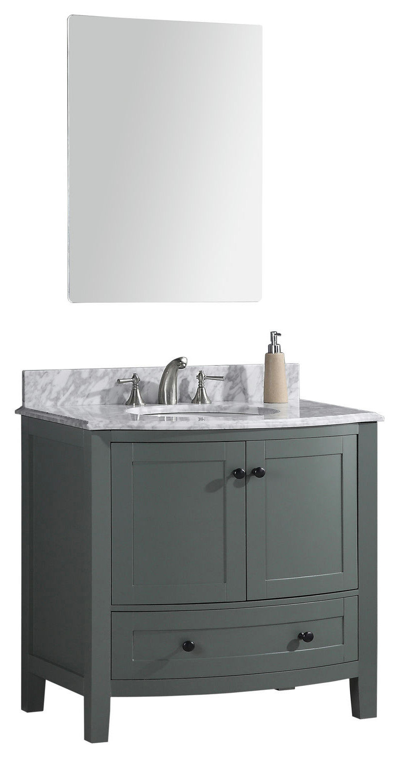Legion Furniture 36" Pewter Green Bathroom Vanity - Pvc - Transitional ... within How to Choose the Right Bathroom Vanity for Your Space