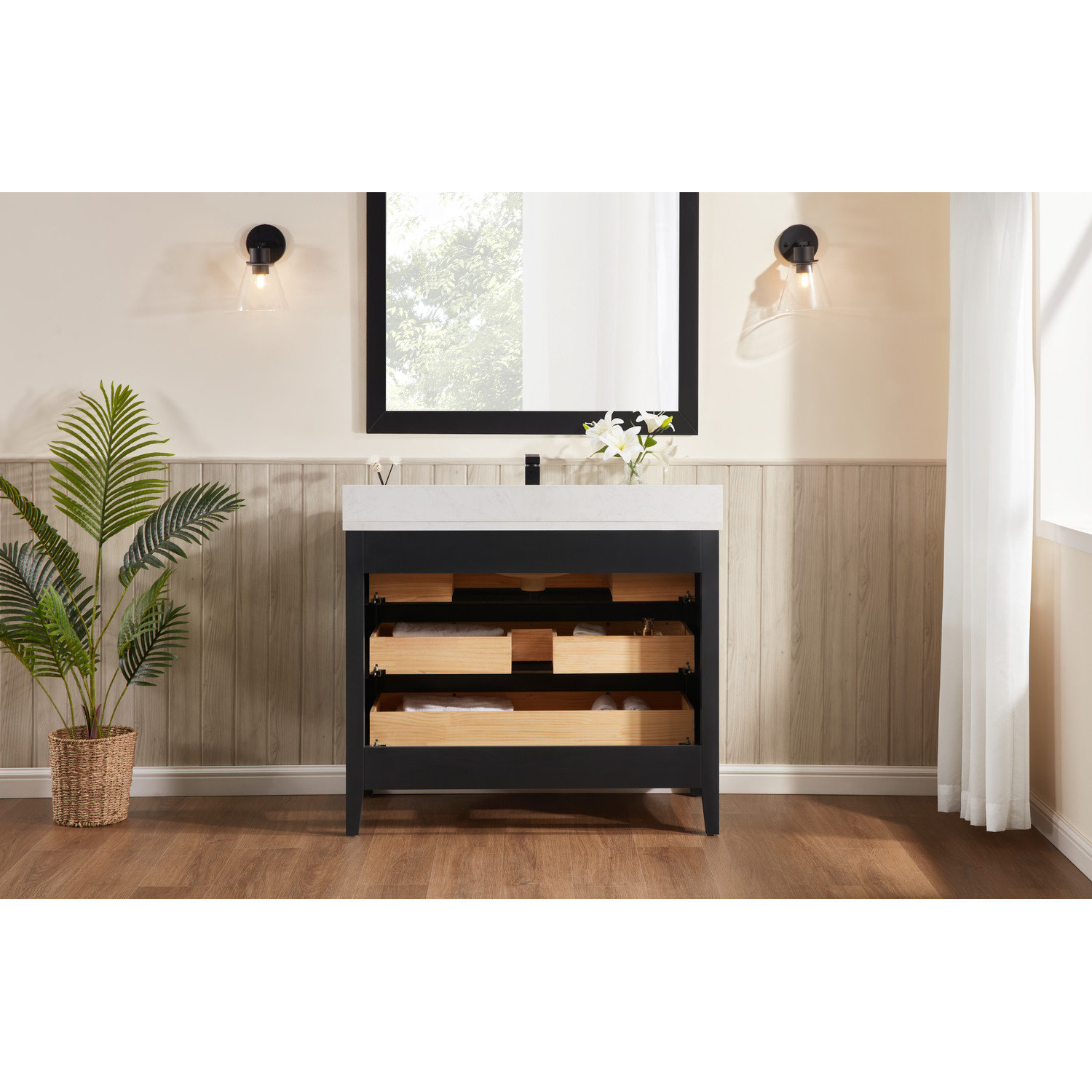Legion Furniture Ws2518 Series Bathroom Sink Vanity, 42" - Transitional ... for Legion Furniture Ws2512 Series Bathroom Sink Vanity, Cadet, 42"