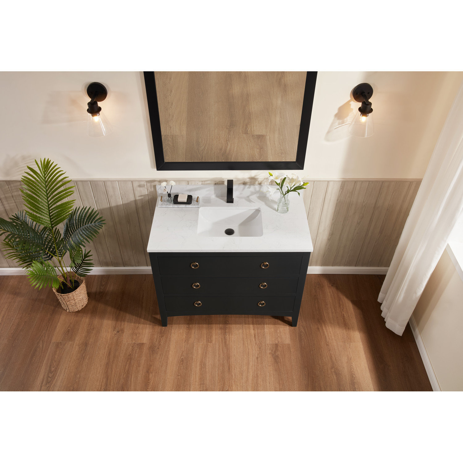 Legion Furniture Ws2518 Series Bathroom Sink Vanity, 42" - Transitional ... in Legion Furniture Ws2512 Series Bathroom Sink Vanity, Tricorn Black, 60"