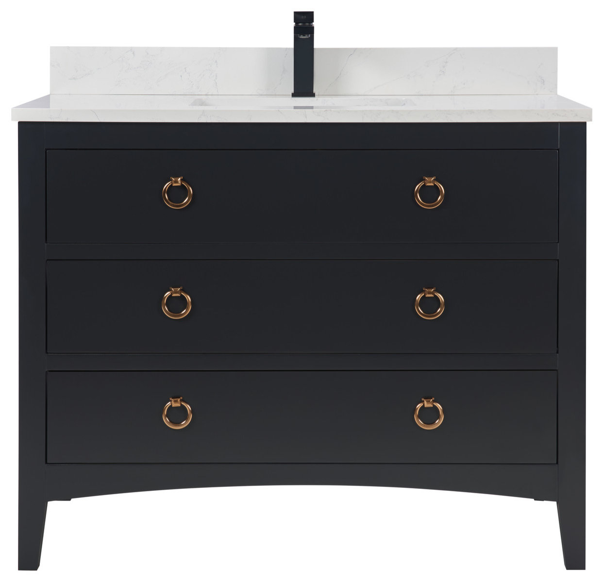 Legion Furniture Ws2518 Series Bathroom Sink Vanity, 42" - Transitional ... regarding Legion Furniture Ws2512 Series Bathroom Sink Vanity, Cadet, 42"