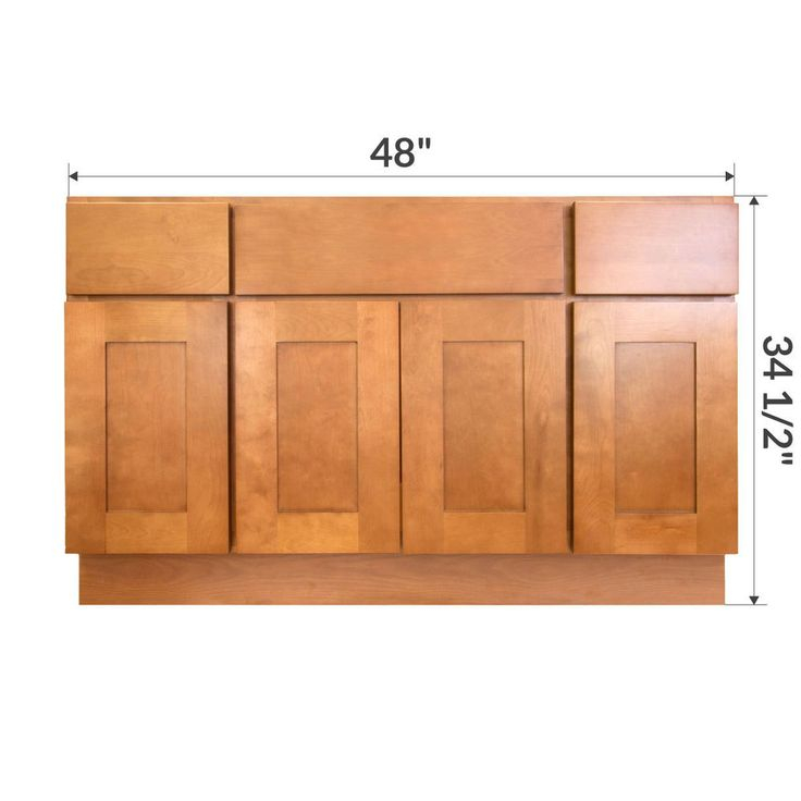 Lesscare Newport 48" Bathroom Maple Vanity Sink Base Cabinets | Natural ... with Maximizing Bathroom Space with Newport Vanity Sink Base Cabinets