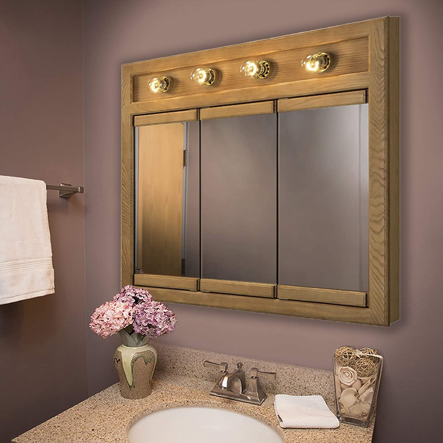 Lighted Oak Medicine Cabinet intended for Streamlining Medical Workflow with Magna Medicine Cabinet-Light Oak/White Integration