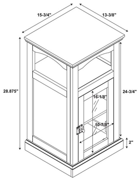 Linon Scarsdale Demi Wood Cabinet In White - Transitional - Storage ... within Understanding the Appeal of Scarsdale Demi Cabinet White in Modern Interiors