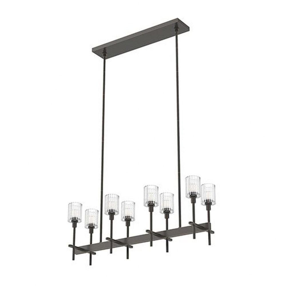 Lp314308Ubrc-Kuzco Lighting-Salita - 8 Light Linear Pendant-Urban ... with regard to Exploring the Design Elements That Make High Line Lighting Stand Out