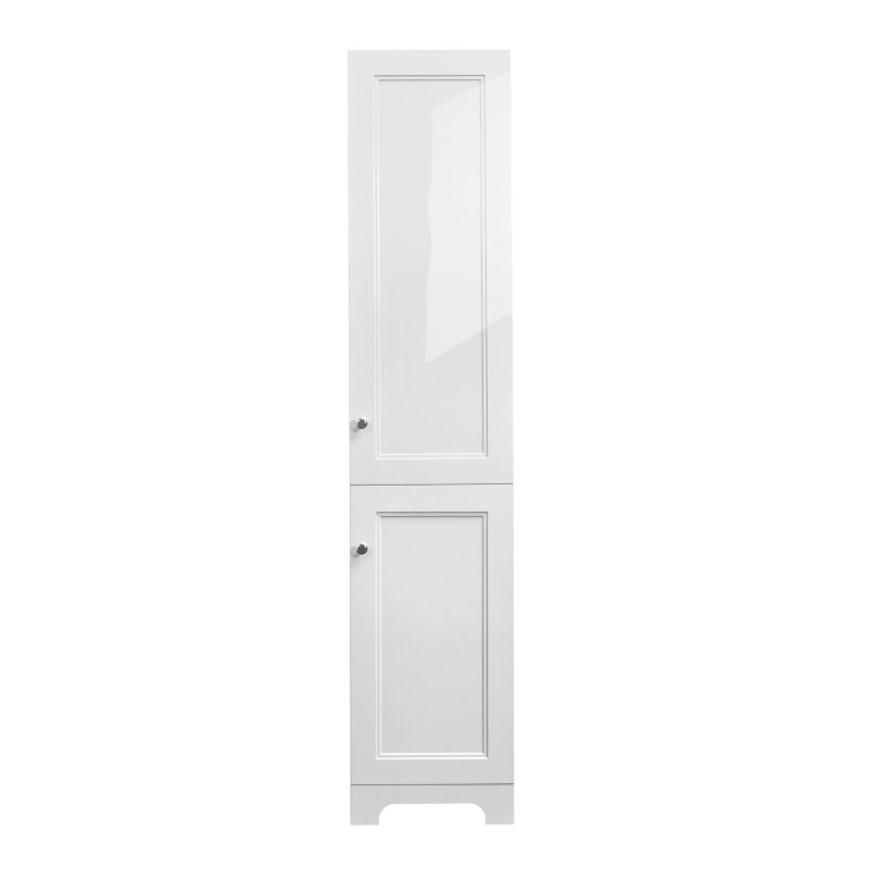 Luxo Marble 7516 Double Shaker-Style Lacquered Classic Standing Linen ... within How to Choose the Perfect Preston Linen Cabinet for Your Home
