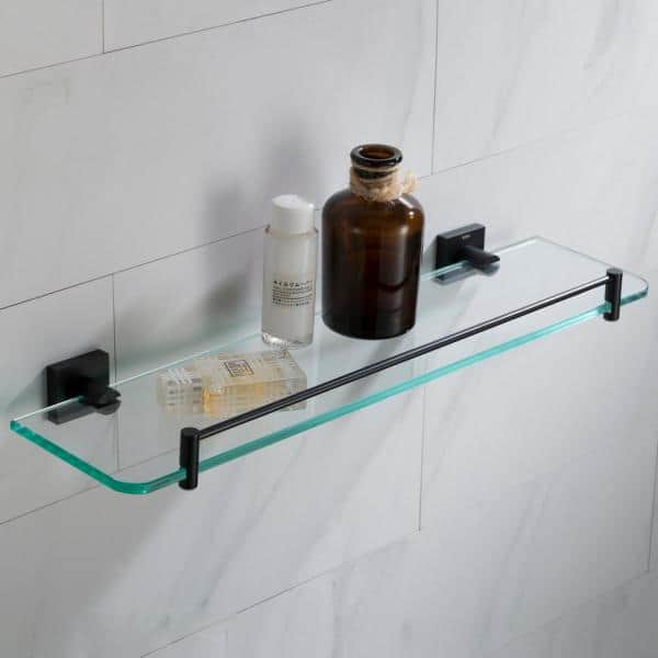 Matte Black Shelf For Bathroom – Semis Online intended for How Matte Black Stone Shelves Transform Bathroom Design