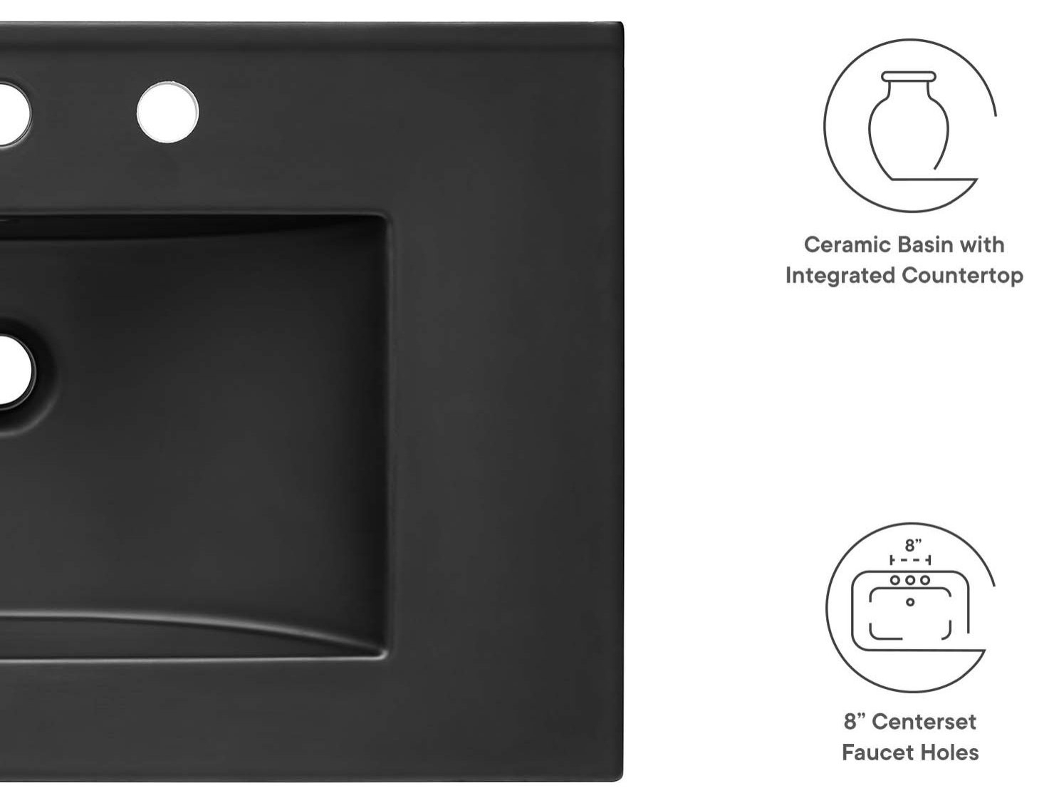 Modway Cayman 30" Bathroom Sink - Contemporary - Bathroom Sinks - By ... for How to Choose the Right Cayman 18 Bathroom Sink for Your Home